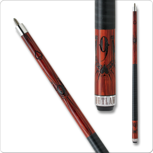 Outlaw - Cherry - 9-Ball w/ Horseshoe